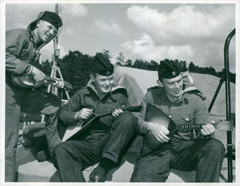 Swedish navy until 1965 - Vintage Photograph