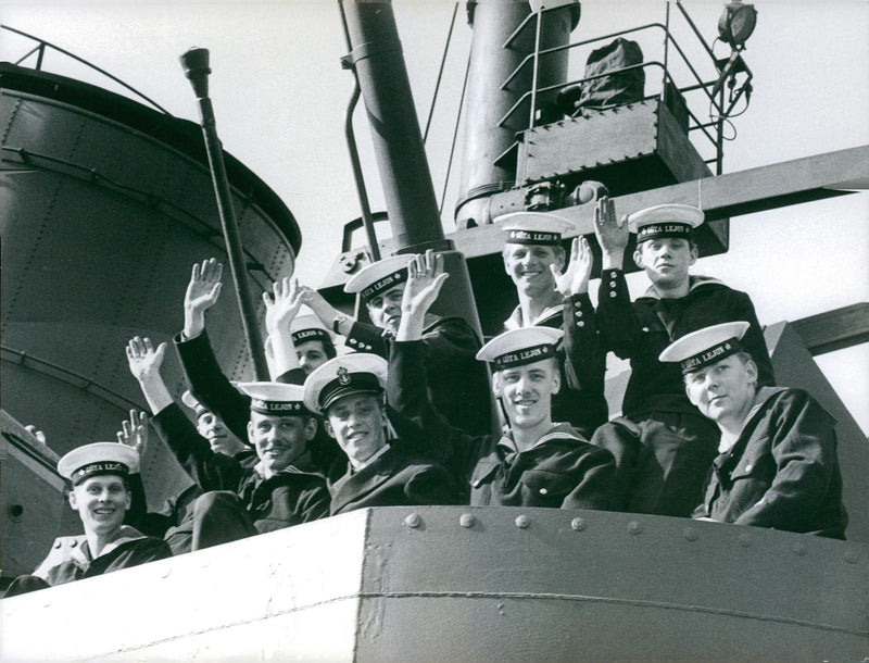 Swedish navy until 1965 - Vintage Photograph