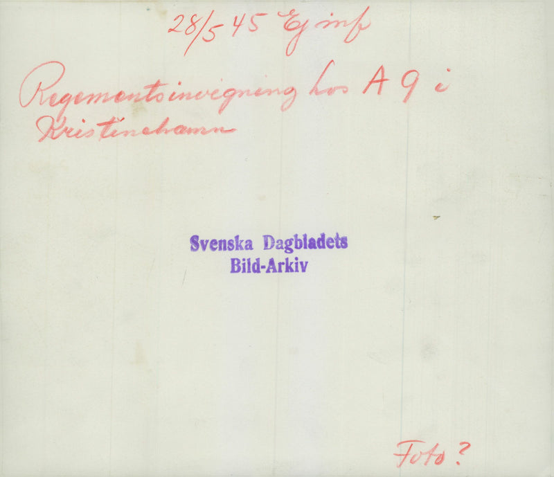 Swedish military regements - Vintage Photograph