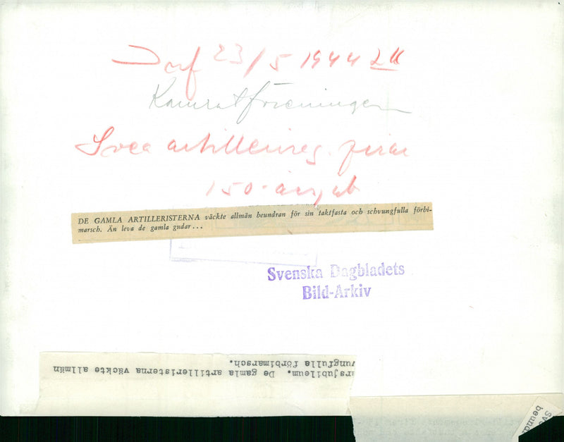 Swedish Military Army - Vintage Photograph