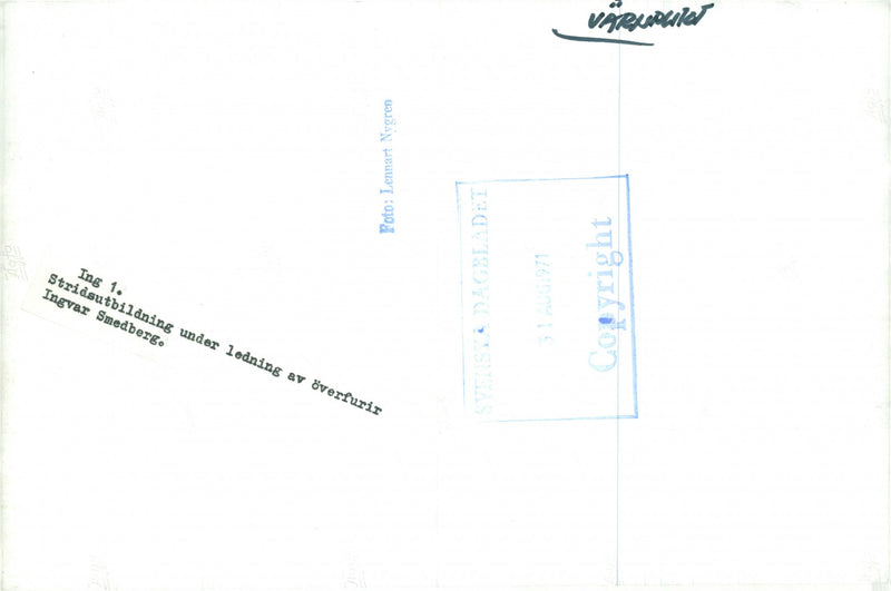 Swedish Military Service - Vintage Photograph