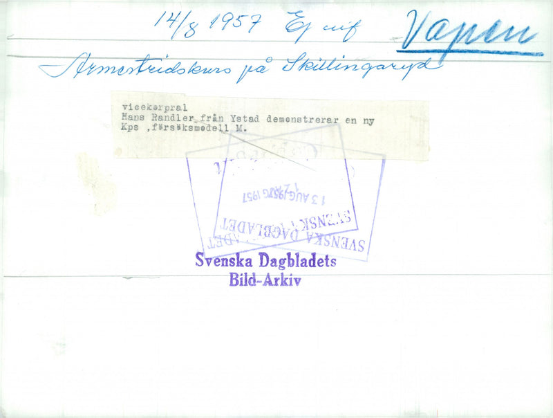 The Swedish Military - Vintage Photograph