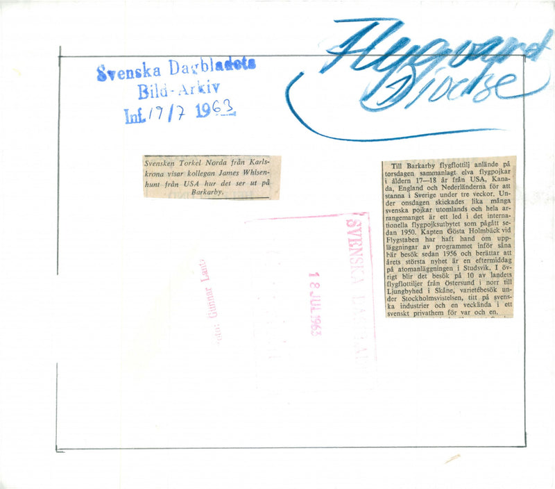 Swedish Military Air Defense 1963-1966 - Vintage Photograph