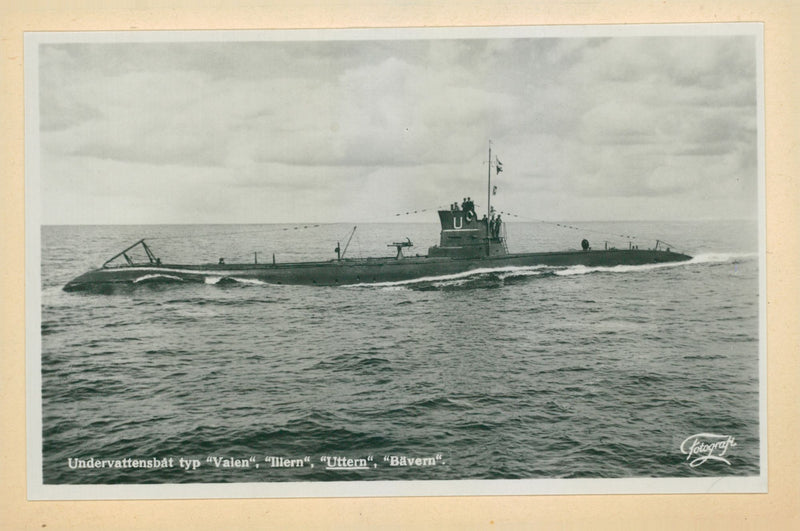 Defense fleet submarines. - Vintage Photograph