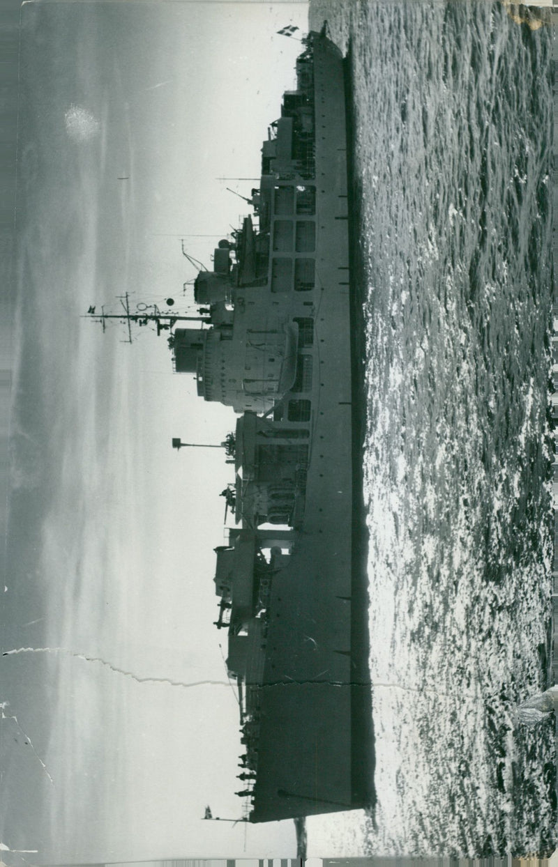 The mining ship, Ãlvsnabben, is on duty. - Vintage Photograph