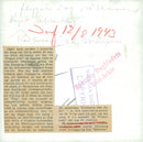 Aviation day at Skansen.Kapten Albin Ahrenberg leading musical quiz with luftbevakerska - Vintage Photograph