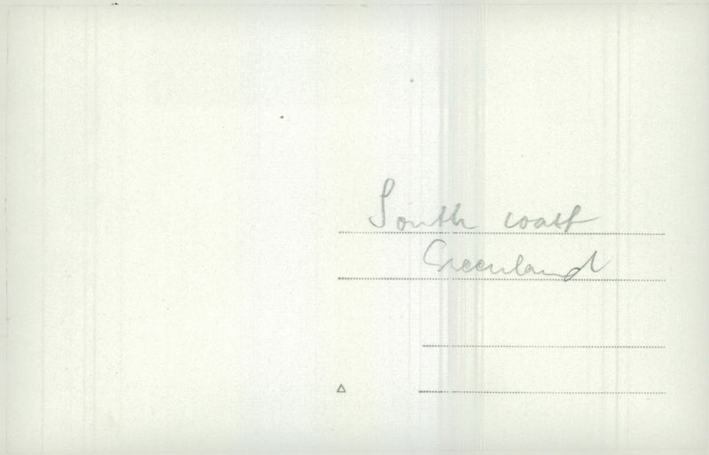 Landscape south coast of Greenland - Vintage Photograph