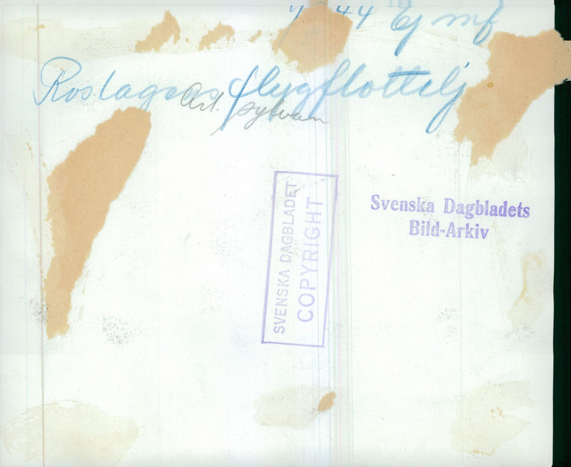 Roslagens WING - Year 1944 - Vintage Photograph