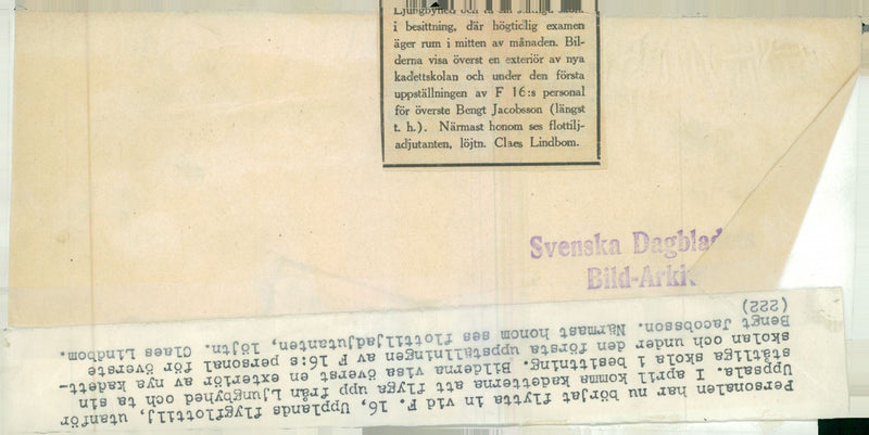 CADETS LJUGBYHED - Vintage Photograph