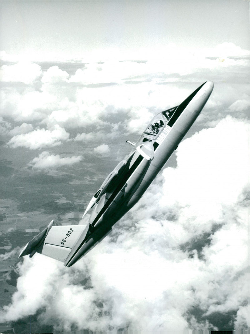 SAAB105 - Vintage Photograph