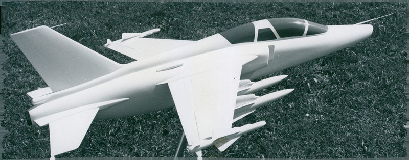 Model Plan SAAB, a B3LA. - Vintage Photograph