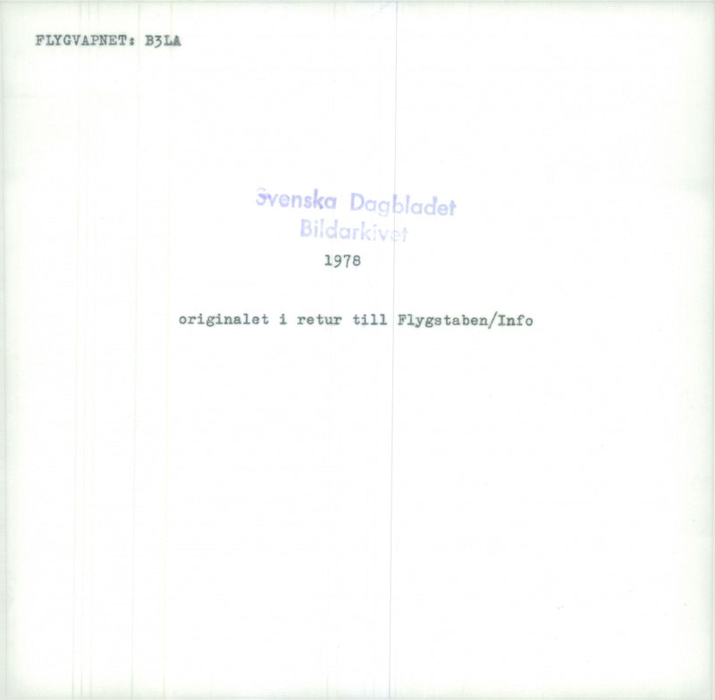 B3LA fighter. - Vintage Photograph