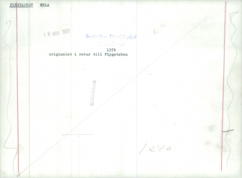 Picture Kiss on B3LA plan. - Vintage Photograph