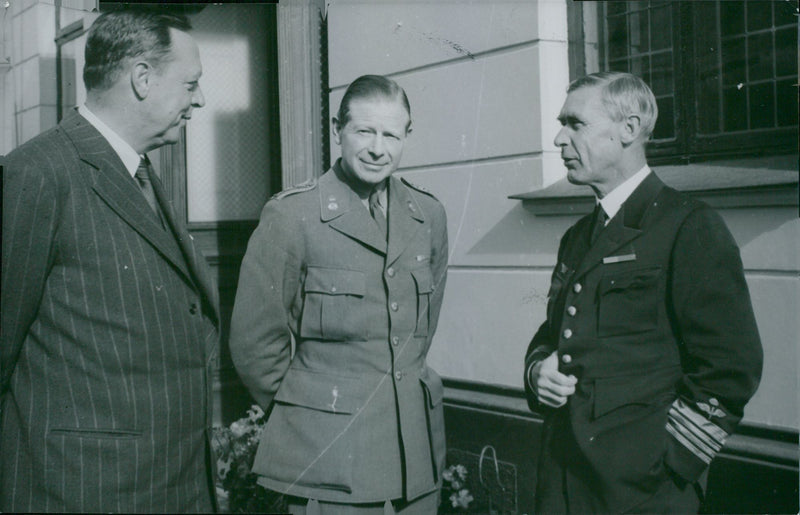 Swedish military air defense 1945-1947 - Vintage Photograph