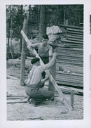 Swedish military air defense 1945-1947 - Vintage Photograph