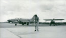 Pilot front Lansen 32. - Vintage Photograph