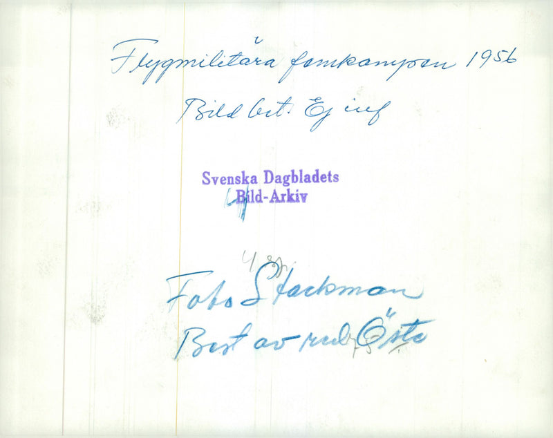 Military Flight pentathlon - Vintage Photograph