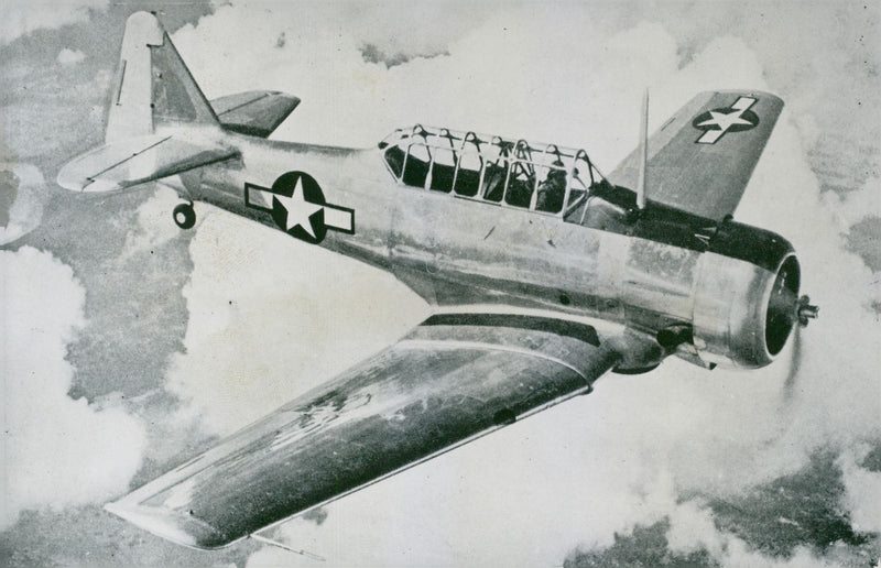 Planes AT-6. - Vintage Photograph