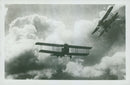 Aerial photographs of sliuett in the air by the Swedish Aero Jaktfalken J6 - Vintage Photograph