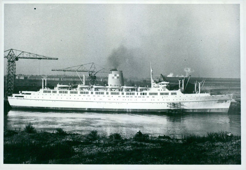 Empress of England, English passenger ship - Vintage Photograph