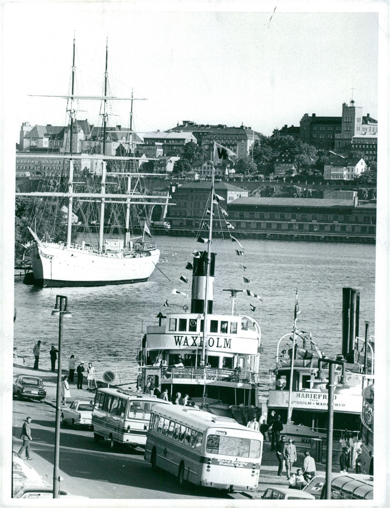 StrÃ¶mkajen the Archipelago Boat Day, - Vintage Photograph