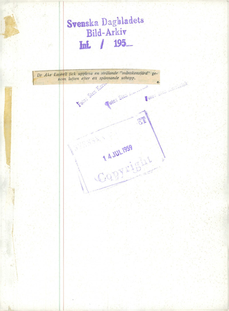 Military parachute - Vintage Photograph