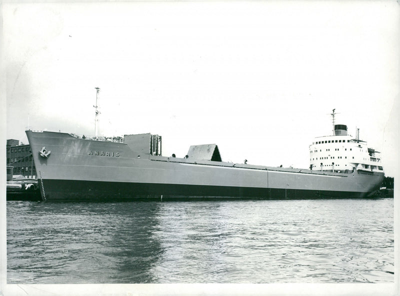 M / S Anaris is delivered from Götaverken - Vintage Photograph