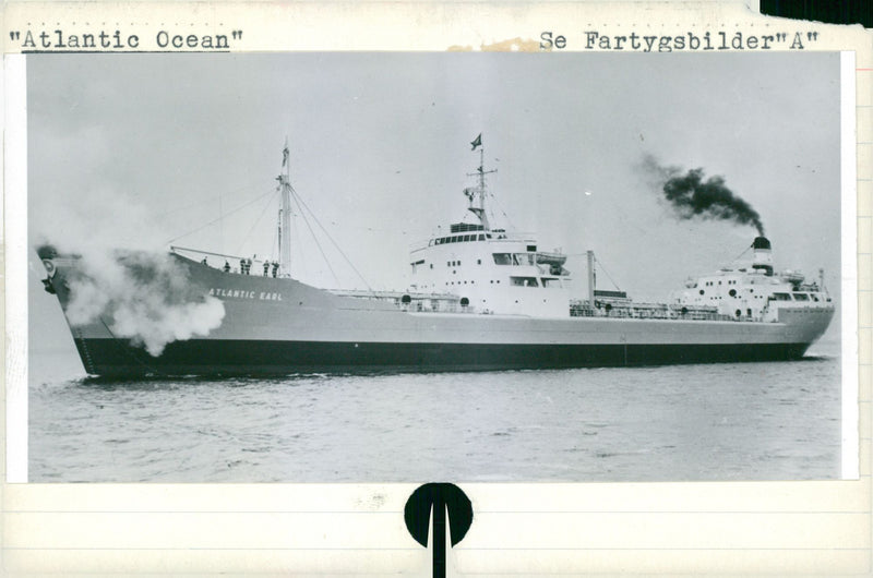 Rederi AB from Ocean Discovery of the Atlantic Ocean. - Vintage Photograph