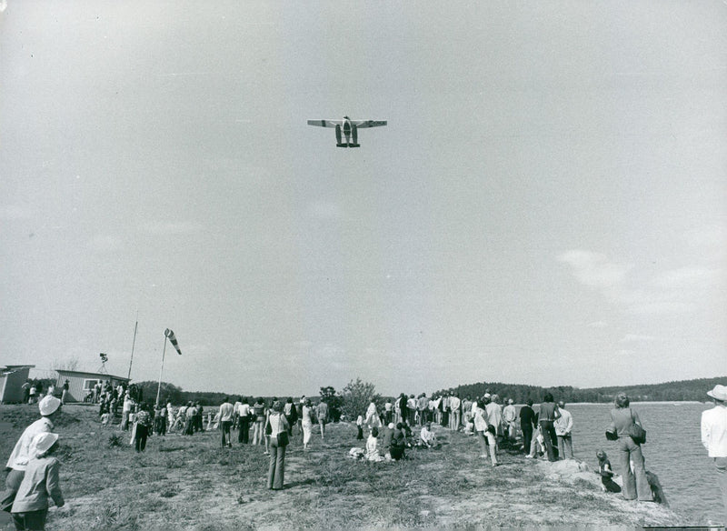 Flight Day at HÃ¤gernÃ¤s - Vintage Photograph