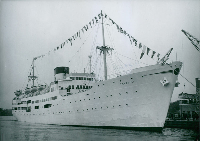 The vessel Patricia constructs Gothenburg - Vintage Photograph