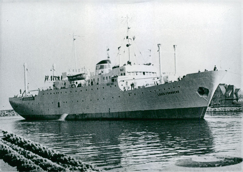 The vessel Louis Fernberg - Vintage Photograph