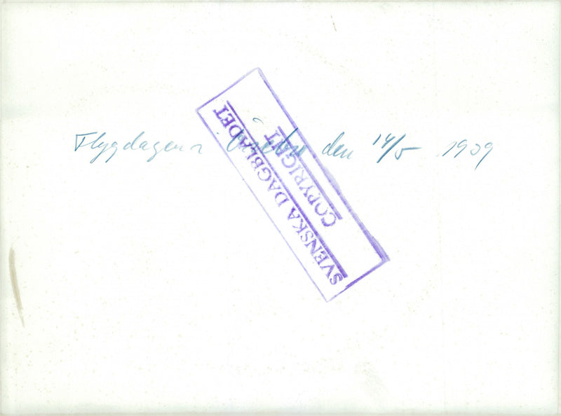 Flight Day in Ãrebro 1939 - Vintage Photograph