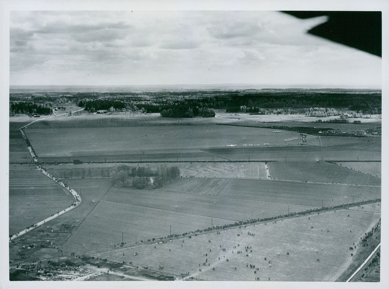 Flight Day in Ãrebro 1939 - Vintage Photograph