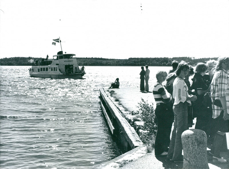 Archipelago boat MÃ¤lardrott - Vintage Photograph