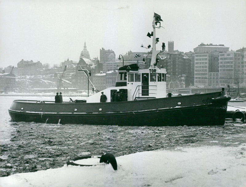 Towboat - Vintage Photograph