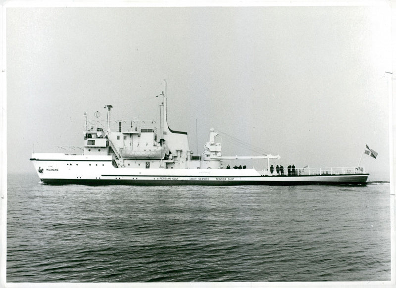 M / S Mila Romanian belonging to Oskarshamns yards AB. - Vintage Photograph