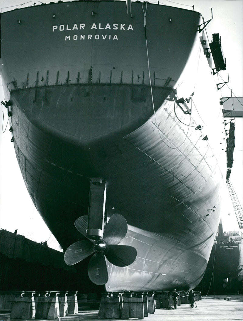 The ship 'Polar Alaska Monrovia' - Vintage Photograph