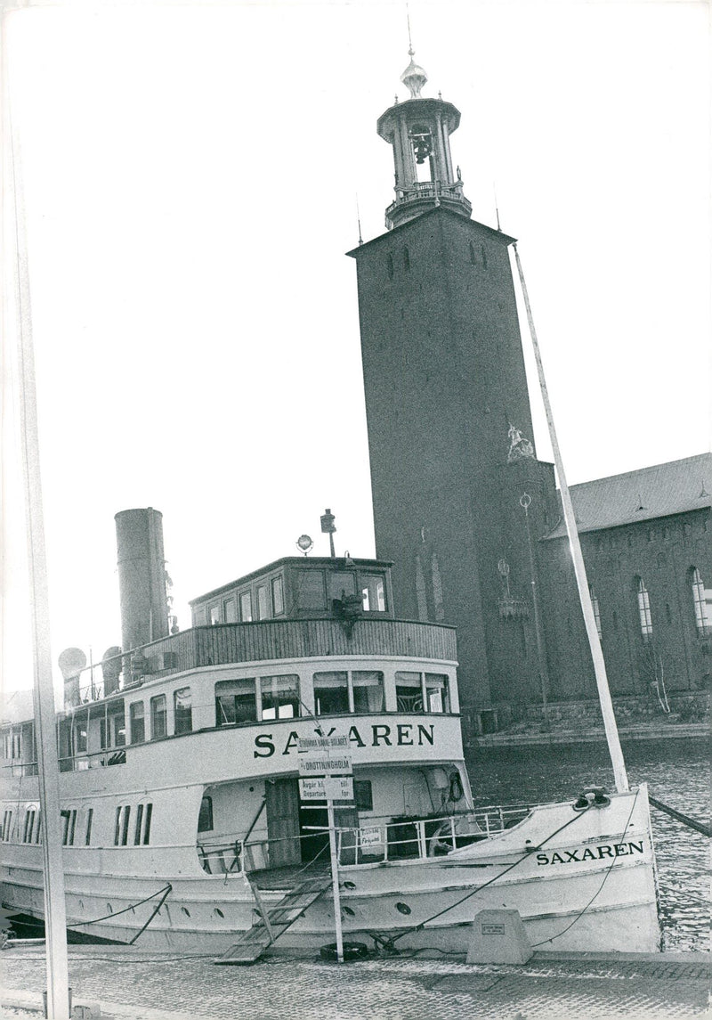 M / S Saxaren - Vintage Photograph