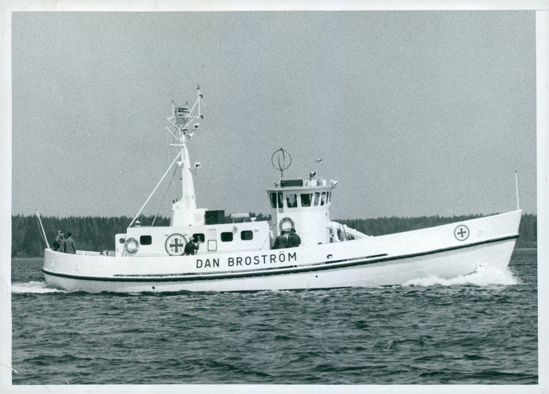 The ship Dan BrostrÃ¶m - Vintage Photograph