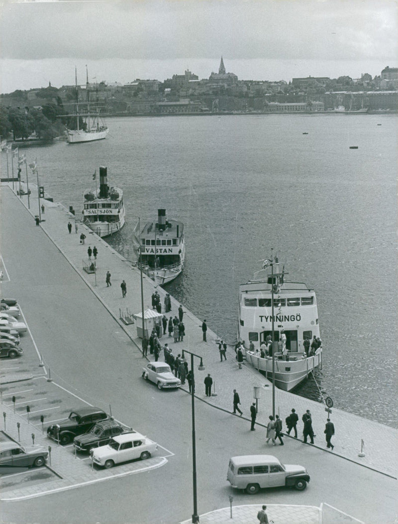 Archipelago ships - Vintage Photograph