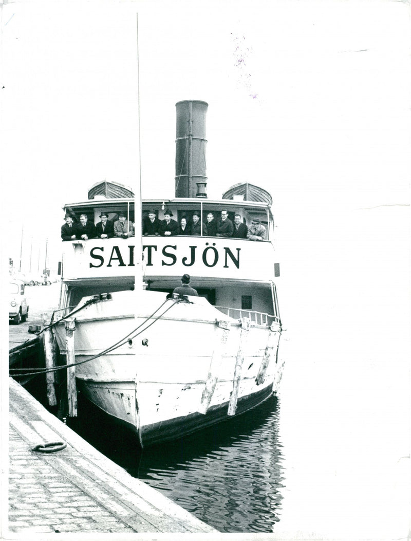 Waxholm boat SaltsjÃ¶n - Vintage Photograph