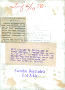 Model Racing at Ãstermalm Stadium. Here Mr C TÃ¶rner shows off a model of a J11. - Vintage Photograph