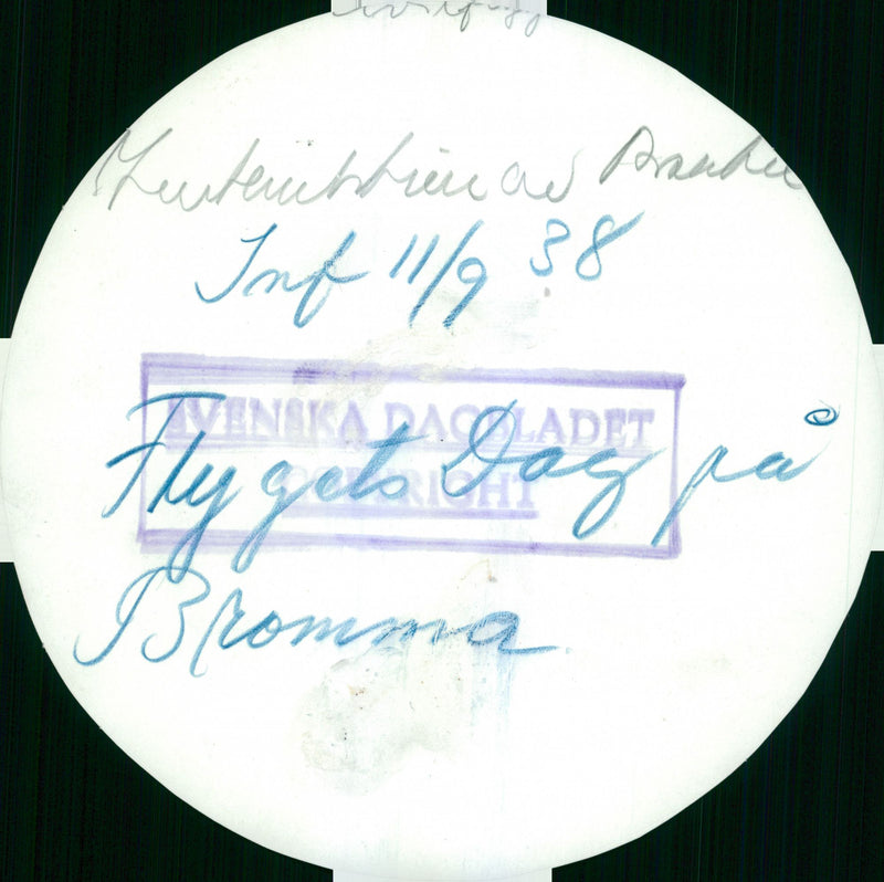 Aviation day at Bromma - 11 September 1938 - Vintage Photograph