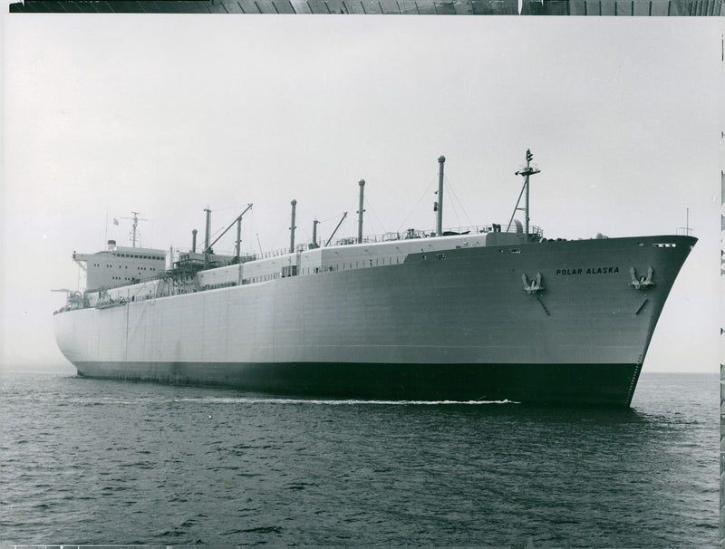 The ship of Polar Alaska out at sea - Vintage Photograph