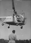 helicopter Degree - Vintage Photograph