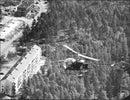 Helicopter over Magelungen - Vintage Photograph