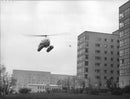 ambulance helicopter - Vintage Photograph