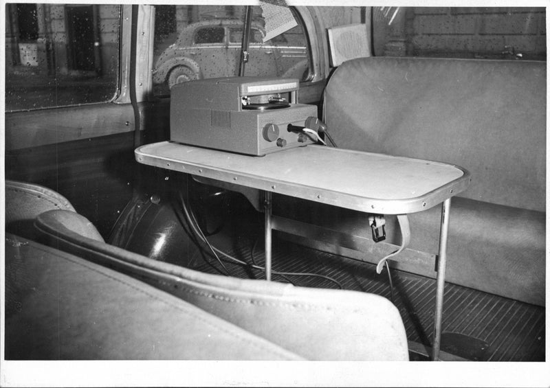 National murder comissions car wagon - Vintage Photograph