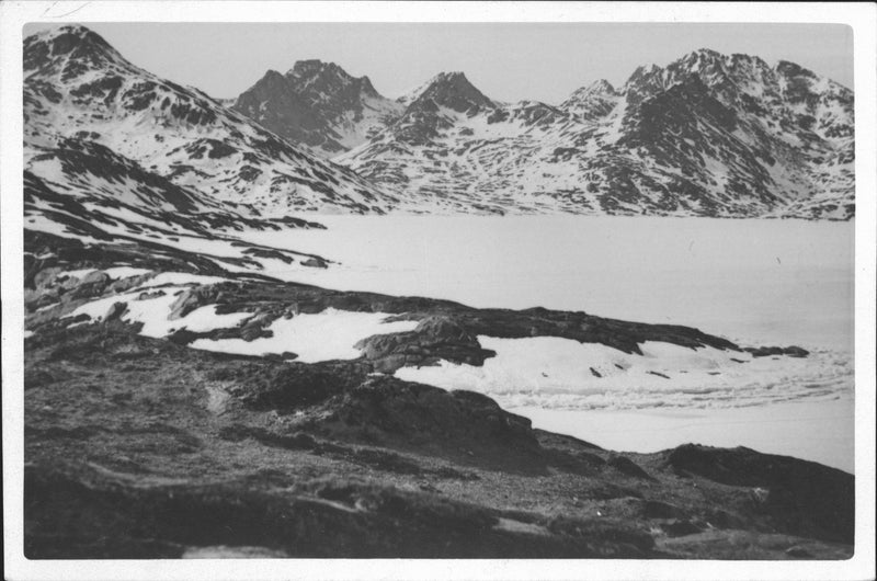 Ahrensbergs Greenland expedition 1931 - Vintage Photograph