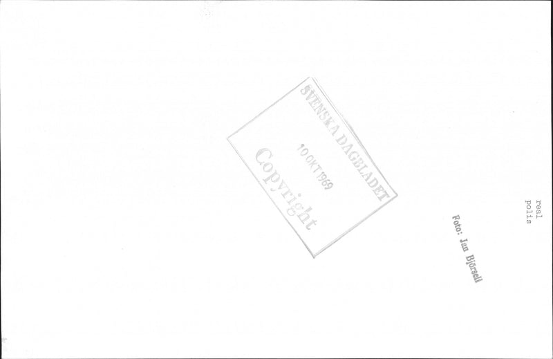 Car accident with police helicopter and police officers have arrived to the scene, the man hanging out the window at the head-on collision with another car - Vintage Photograph